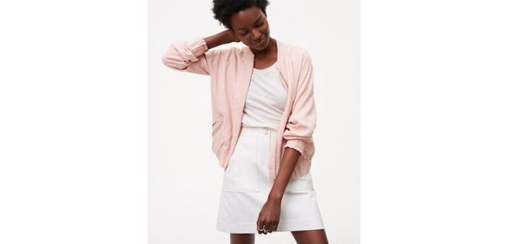 Loft Jacquard Bomber