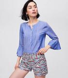 Loft Tulip Garden Riviera Shorts With 4 Inch Inseam
