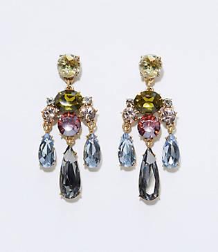 Loft Crystal Chandelier Drop Earrings