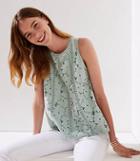 Loft Floral Lace Front Tank