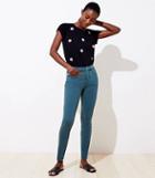 Loft Slim Pocket Skinny Jeans In Mineral Teal