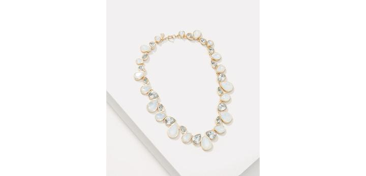 Loft Iridescent Crystal Stone Necklace