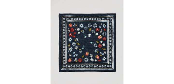 Loft Strawberry Patch Square Scarf