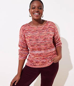 Loft Plus Spacedye Boatneck Sweater
