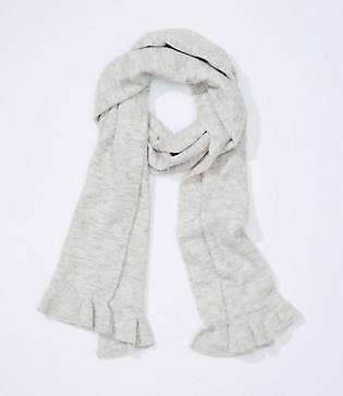 Loft Heathered Ruffle Scarf