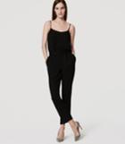 Loft Embroidered Cami Jumpsuit