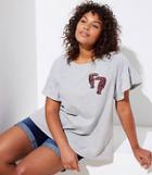 Loft Plus Embroidered Toucan Tee