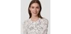 Loft Sketched Floral Signature Cotton Cardigan