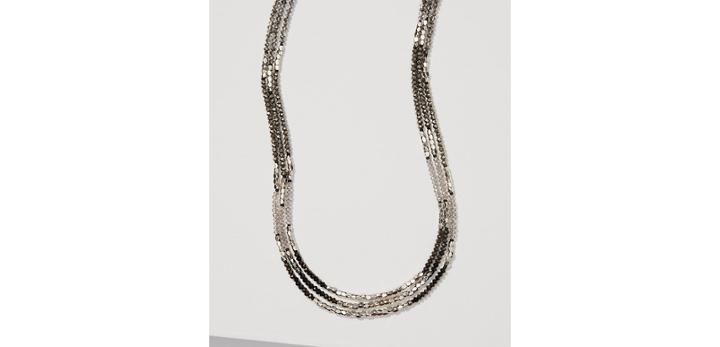 Loft Monochrome Beaded Necklace