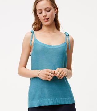 Loft Tie Sweater Cami