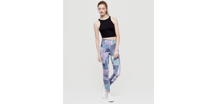 Loft Lou & Grey Form Marker Stripe Streeeetch Leggings
