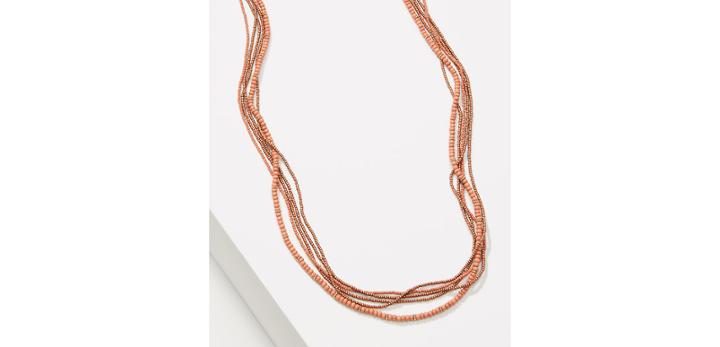 Loft Afterglow Multistrand Beaded Necklace
