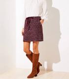 Loft Flecked Knit Jogger Skirt