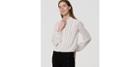 Loft Loveline Ruffle Neck Blouse