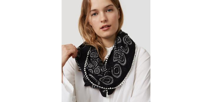 Loft Chantilly Dot Infinity Scarf