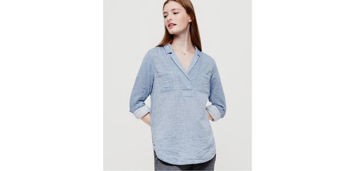 Loft Lou & Grey Doubleface Chambray Palette Popover