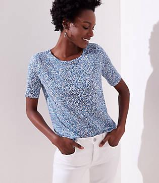Loft Garden Linen Ballet Neck Tee