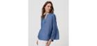 Loft Chambray Bell Sleeve Softened Shirt