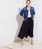 Loft Plus Slit Drawstring Pocket Maxi Skirt