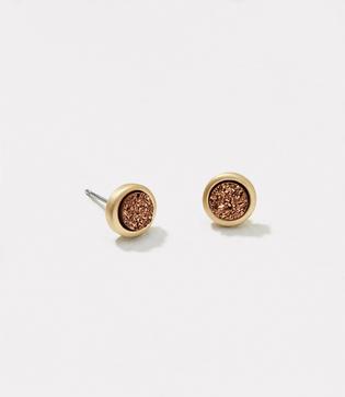 Loft Druzy Stud Earrings