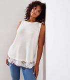 Loft Plus Floral Two In One Sweater Tank