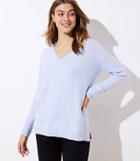 Loft Drop Shoulder V-neck Sweater