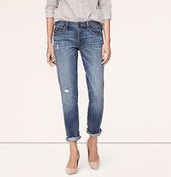 LOFT Boyfriend Jeans in Vast Blue Wash