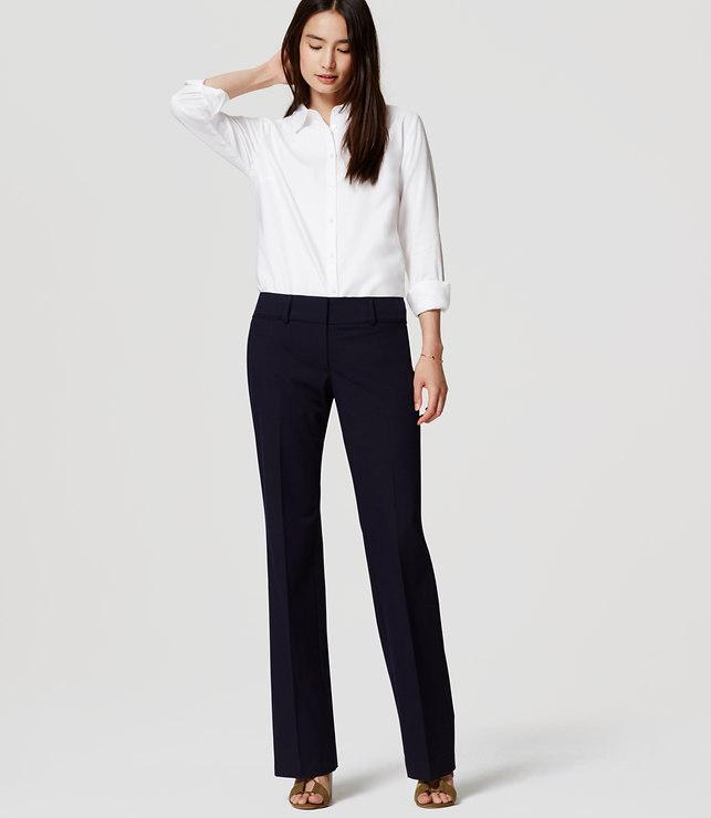 Loft Custom Stretch Trousers In Marisa Fit With 31 Inch Inseam