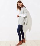 Loft Flecked Side Tie Poncho