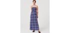 Loft Beach Kaleidoscope Strapless Maxi Dress