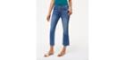 Loft Curvy Kick Crop Jeans In Vivid Indigo Wash