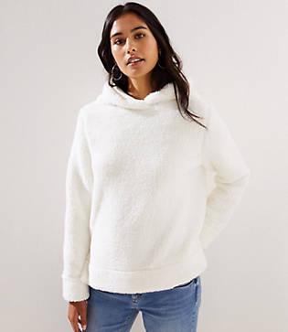 Loft Faux Sherpa Hoodie