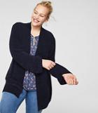 Loft Plus Chenille Flare Sleeve Open Cardigan