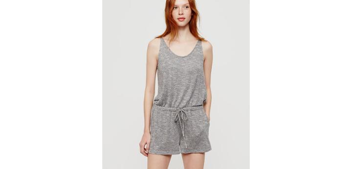Loft Lou & Grey Heathered Bare Romper