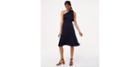 Loft One Shoulder Flare Dress