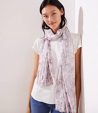 Loft Snake Print Scarf
