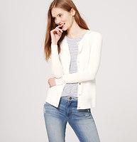 Loft Crew Neck Cardigan