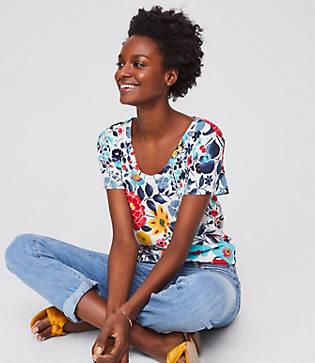 Loft Flowerbed Vintage Soft Tee