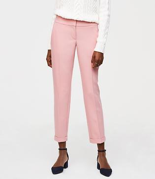 Loft Slim Cuffed Pants In Julie Fit