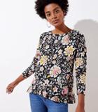 Loft Garden Ruffle Hem Sweatshirt