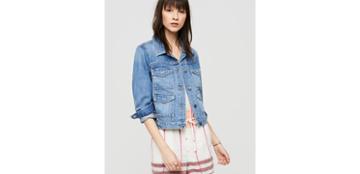 Loft Lou & Grey Four Pocket Denim Jacket