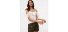 Loft Shimmer Stripe Cold Shoulder Cami