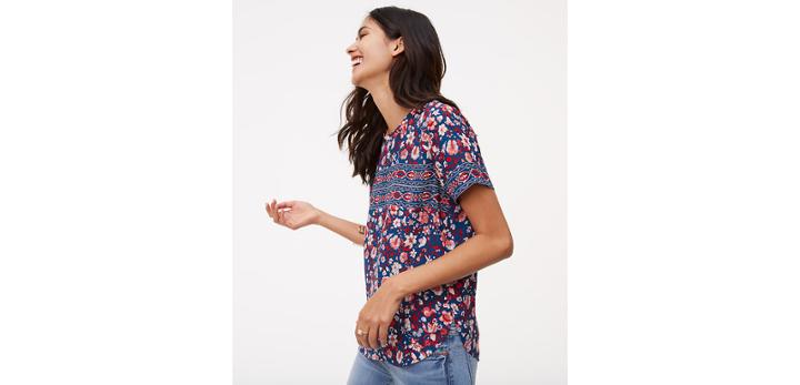 Loft Rose Garden Clean Tee