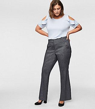 Loft Plus Trousers In Button Pocket