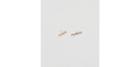 Loft Upper Metal Class Mini Wave Earrings