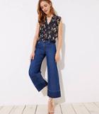 Loft Wide Leg Jeans Original Mid Stonewash