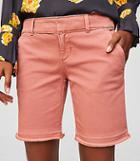 Loft Frayed Bermuda Shorts