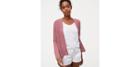 Loft Qr Tape Yarn Cardi
