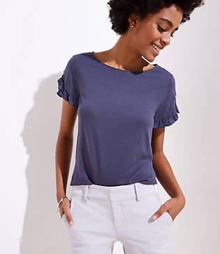 Loft Petal Sleeve Tee