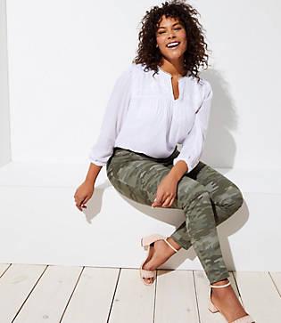 Loft Plus Camo Skinny Pants